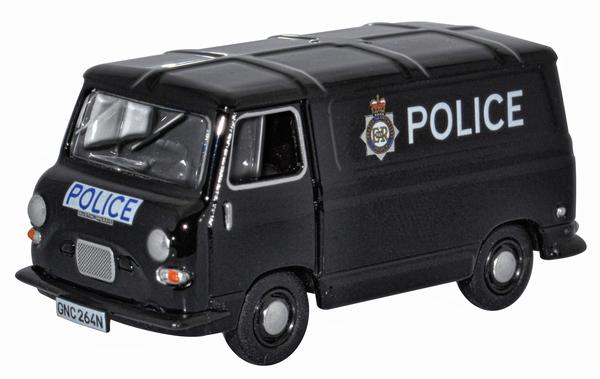 Oxford Diecast Morris J4 Van Greater Manchester Police OD76J4005
