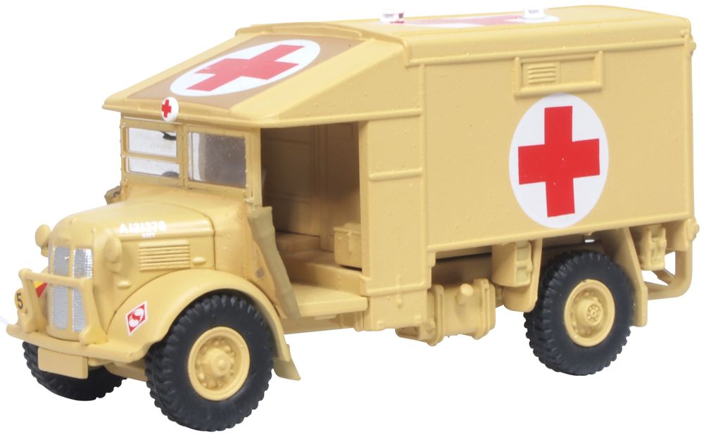 Oxford Diecast Austin K2 Ambulance RASC Katy Western Desert OD76K2001