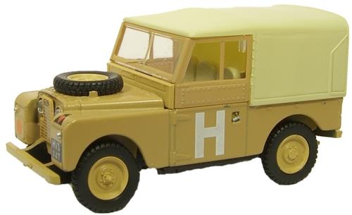 Oxford Diecast Land Rover Series I 88'' Sand/Military OD76LAN188002