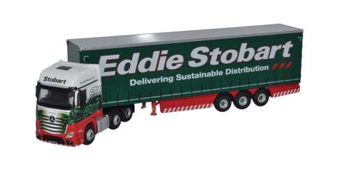 Oxford Diecast Mercedes Actros MP4 GSC Curtainside Eddie Stobart OD76MB001