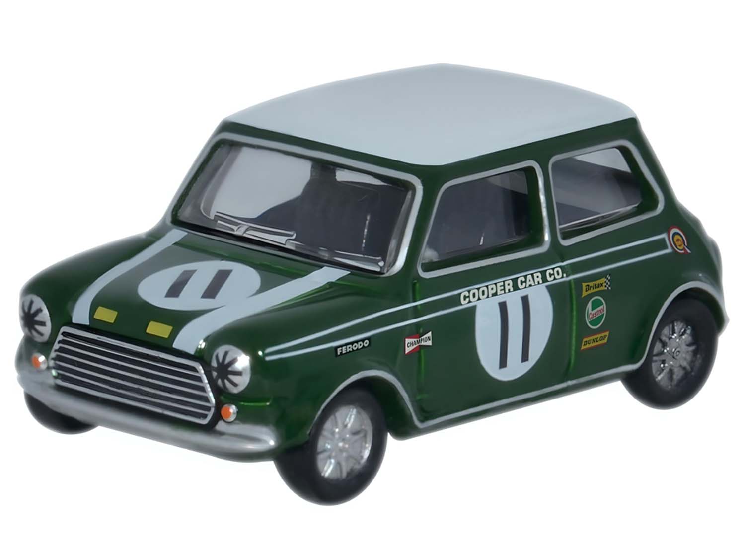 Oxford Diecast Mini Cooper S MkII John Rhodes 1968 Brands Hatch OD76MCS002