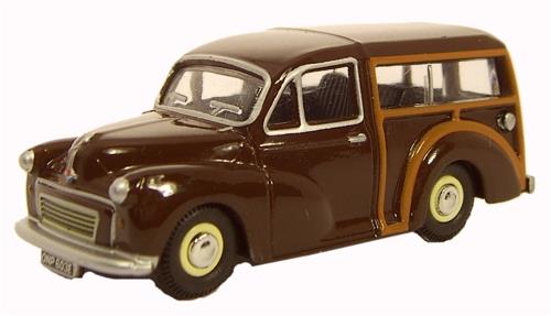 Oxford Diecast Morris Minor Traveller 1967 Maroon OD76MMT003