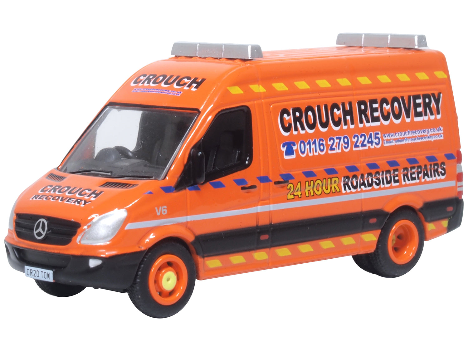 Oxford Diecast Mercedes Sprinter Van Crouch Recovery OD76MSV011