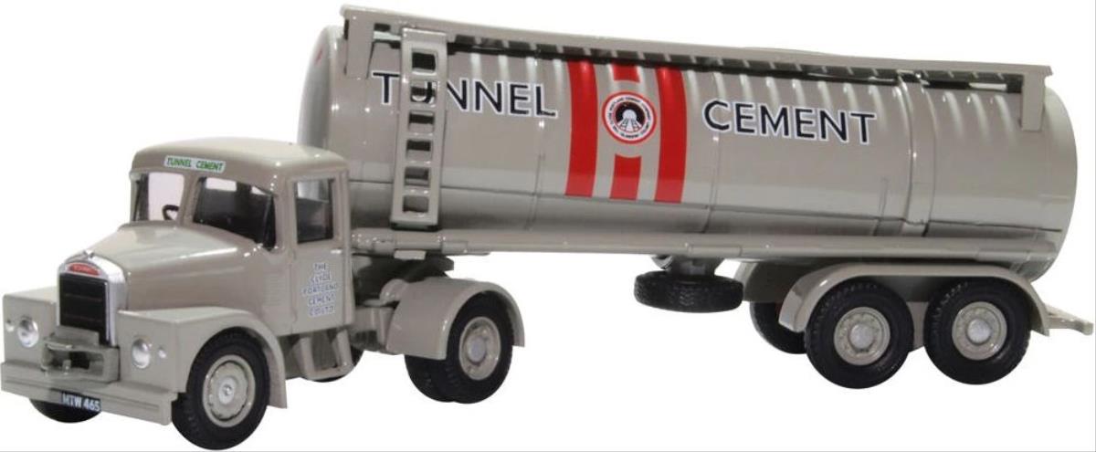 Oxford Diecast Scammell Highwayman Tanker Tunnel Cement OD76SHT003