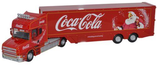 Oxford Diecast Scania T Cab Coca Cola Box Trailer OD76TCAB004CC