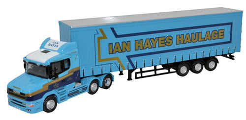 Oxford Diecast Scania T Cab Curtainside Ian Hayes OD76TCAB009