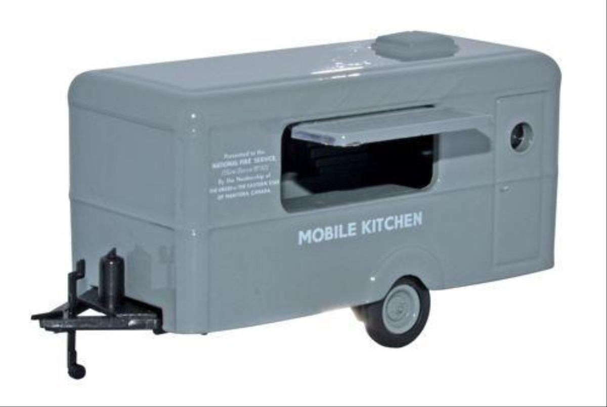 Oxford Diecast Mobile Trailer Mobile Canteen NFS OD76TR009