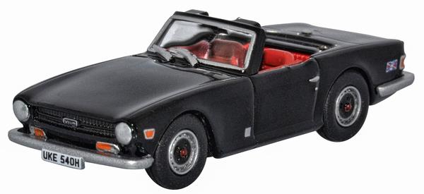 Oxford Diecast Triumph TR6 Black OD76TR6004