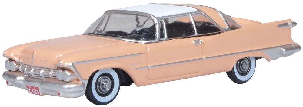 Oxford Diecast 1959 Imperial Crown 2 Door Hardtop Persian Pink OD87IC59001