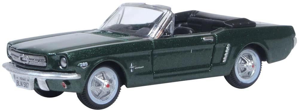 Oxford Diecast 1964 Ford Mustang Convertible Ivy Green OD87MU65006