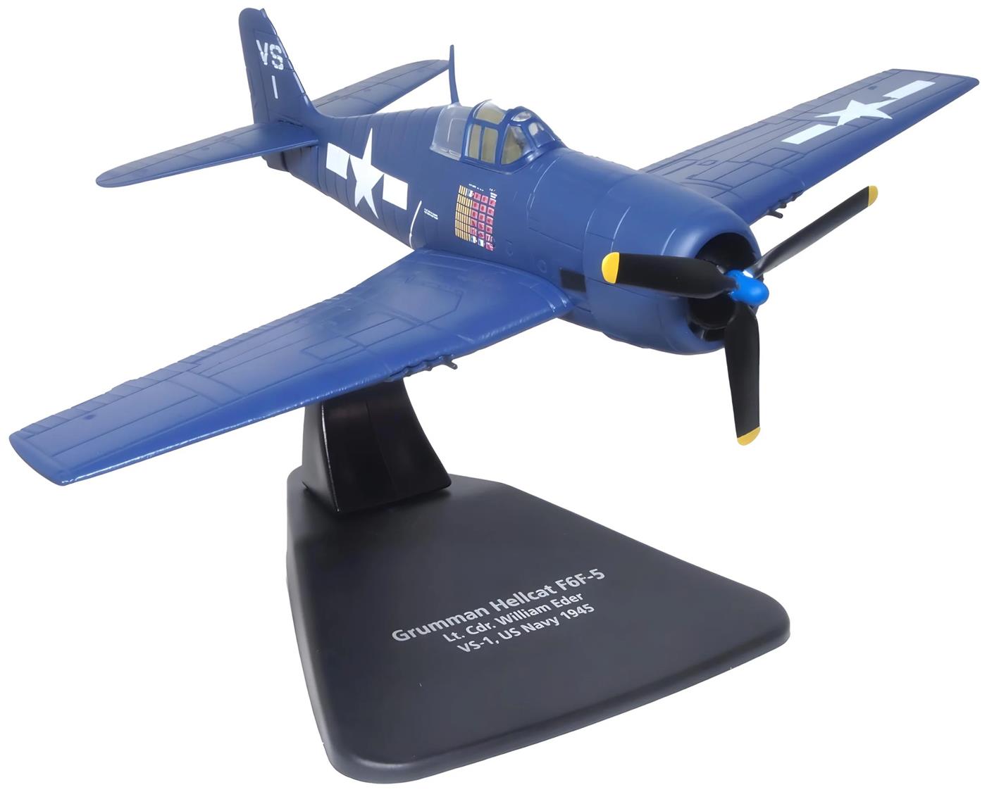 Oxford Aviation Grumman Hellcat F6F-5 US Navy 1945 Lt.Cdr.Willard E.Eder ODAC119