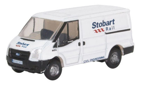 Oxford Diecast Ford Transit MkV Stobart Rail Low ODNFT012