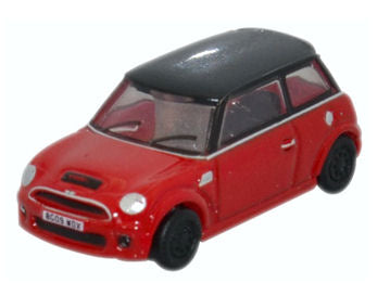 Oxford Diecast New Mini Cooper S Chili Red ODNNMN001