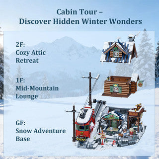 Mountain Summit Ski Cabin - 3135 pcs