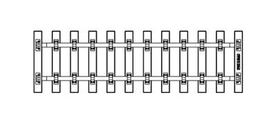 Piko G-Track (G-SB320) Sleeper Strip 321.54mm PK35230