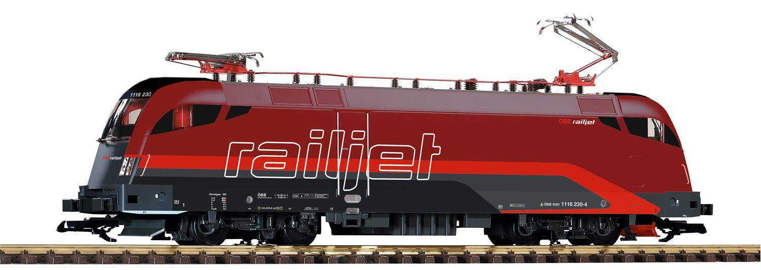 Piko OBB Railjet Rh1116 Electric Locomotive VI (DCC-Sound) PK37400