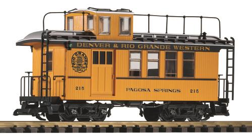 Piko D&RGW Wood Drovers Caboose 215 with Lit Markers PK38602
