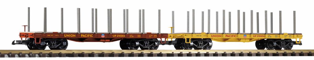 Piko Union Pacific Stake Wagon Set (2) PK38774