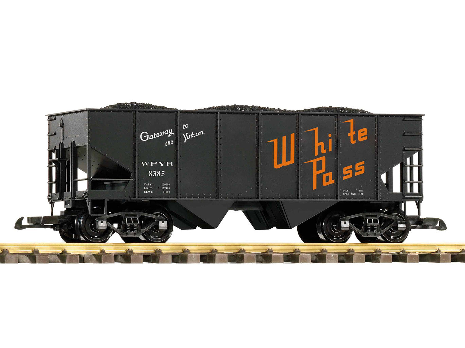 Piko WP&YR Rib Sided Bogie Hopper w/Coal Load PK38964