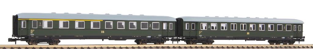 Piko DR 1st/2nd Class Skirted Coach Set (2) III PK40628