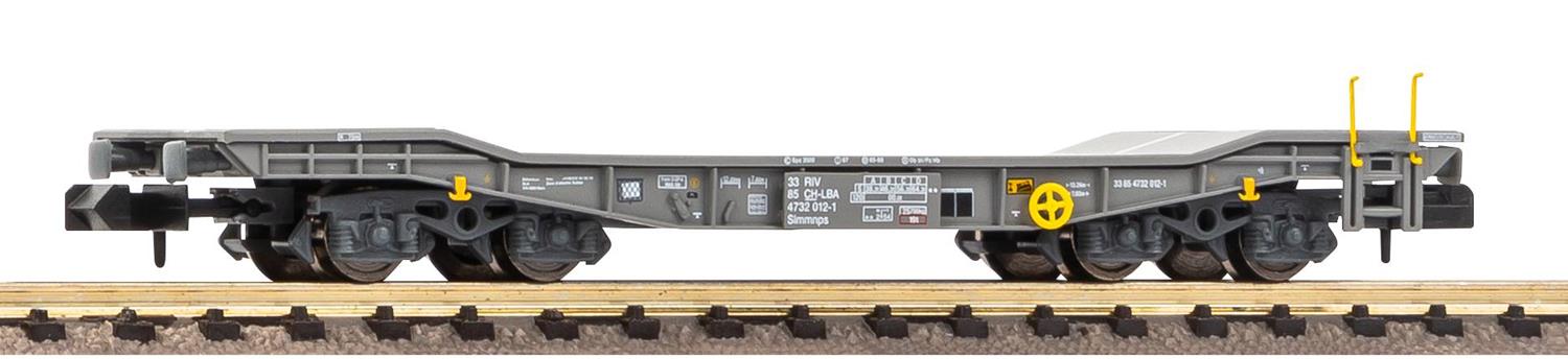 Piko CH-LBA Slmmbps Heavy Duty Bogie Flat Wagon VI PK40703