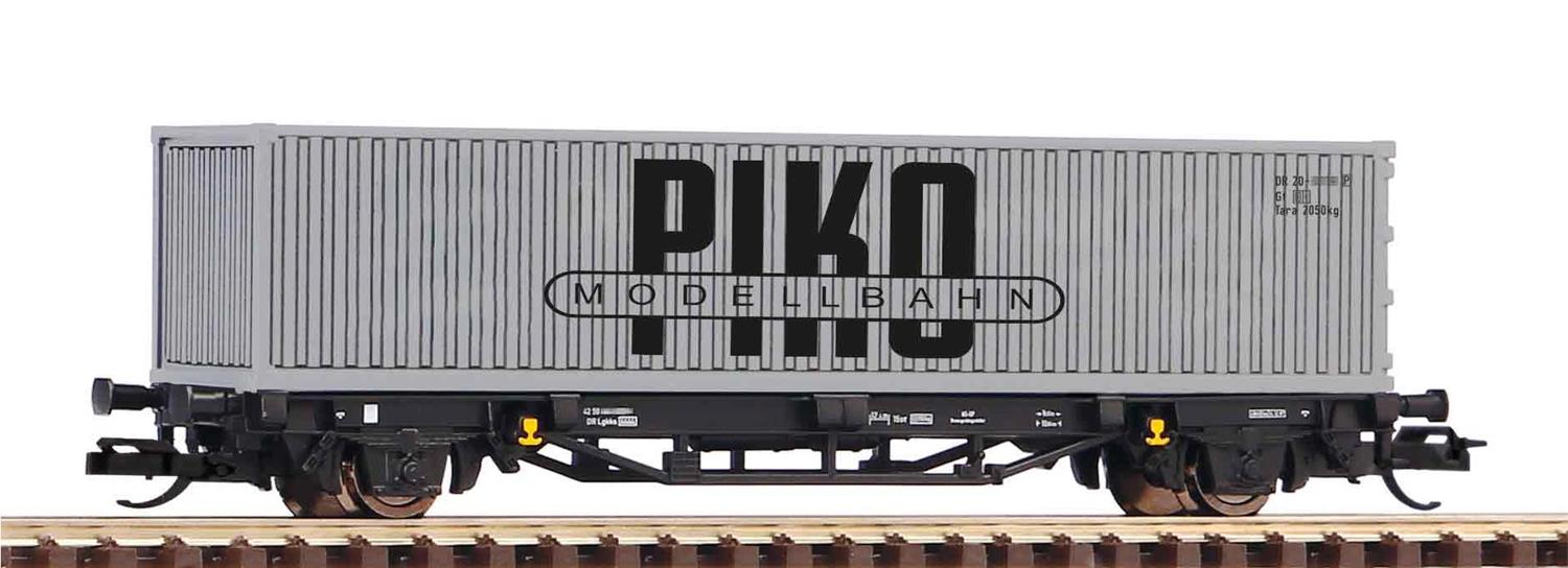 Piko DR Flat Wagon w/40' VEB Piko Container Load IV PK47726