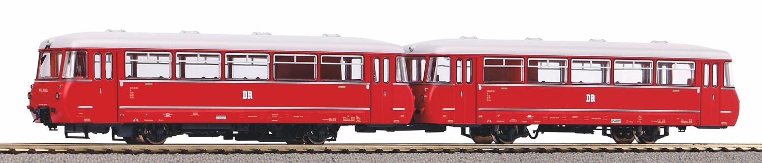 Piko Expert DR VT2.09 Panorama Diesel Railcar & Trailer III PK52890