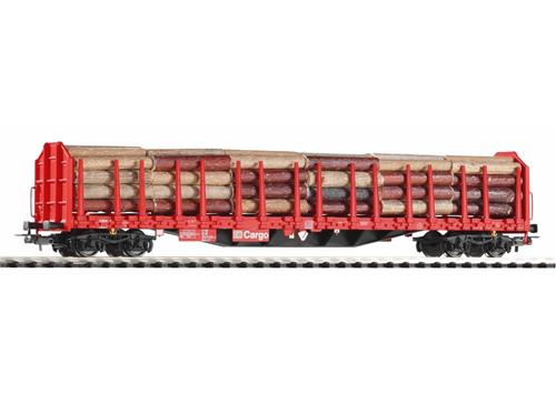 Piko Classic DB Cargo Roos-t642 Stake Wagon with Timber Load V PK54339