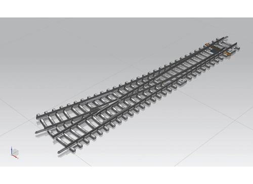 Piko A-Track (BS-WR) Right Hand Point Concrete Sleepers PK55171