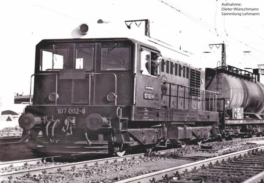 Piko Expert+ DR BR107 Diesel Locomotive IV (~AC-Sound) PK55911