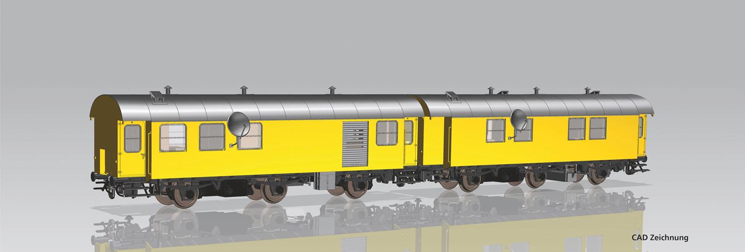 Piko Expert+ DB Bahnbau 3yg Coach Set (2) VI (DCC-Sound) PK55918