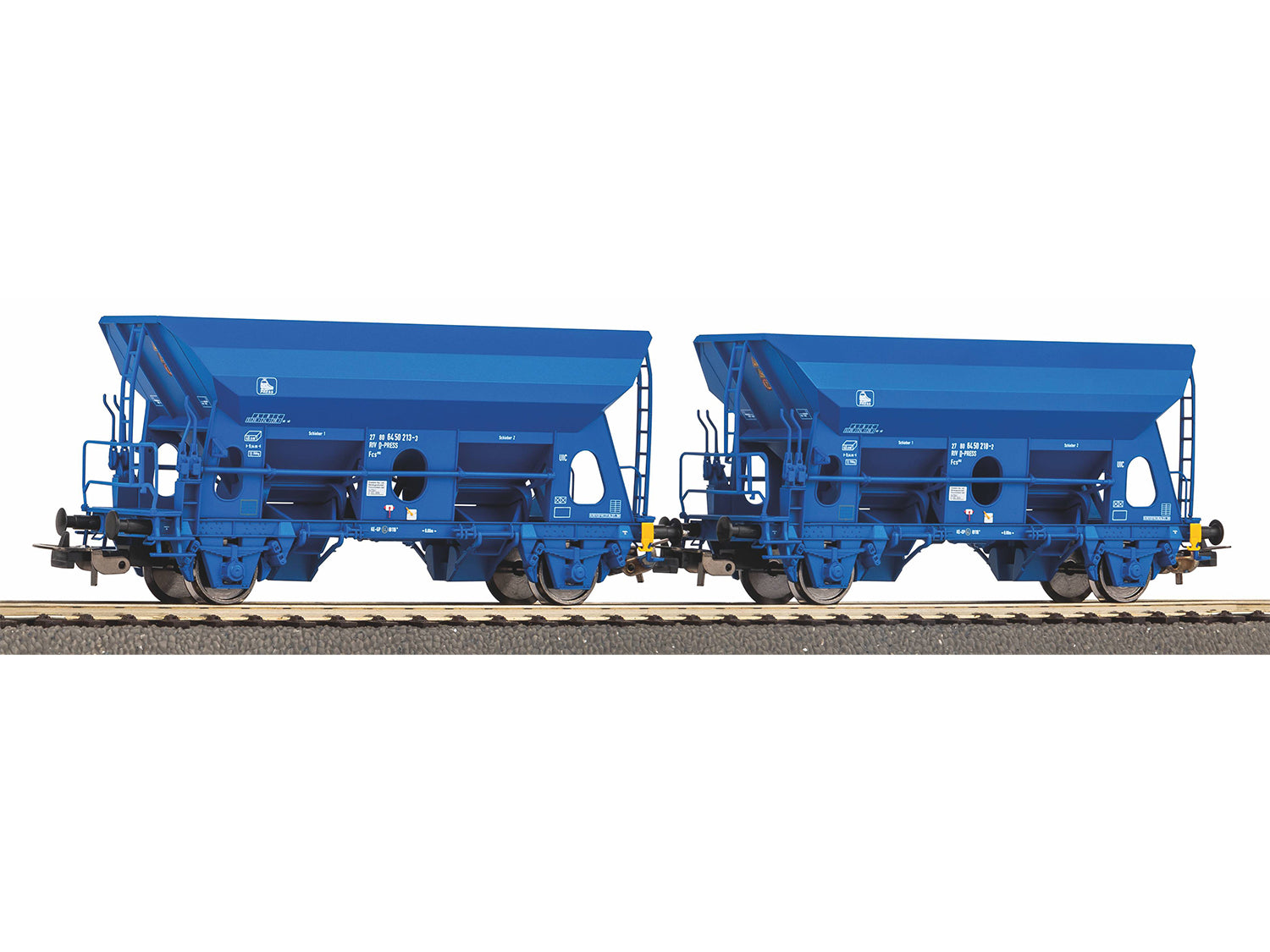 Piko Expert Press Fc 4 Wheel Hopper Wagon Set (2) VI PK58281