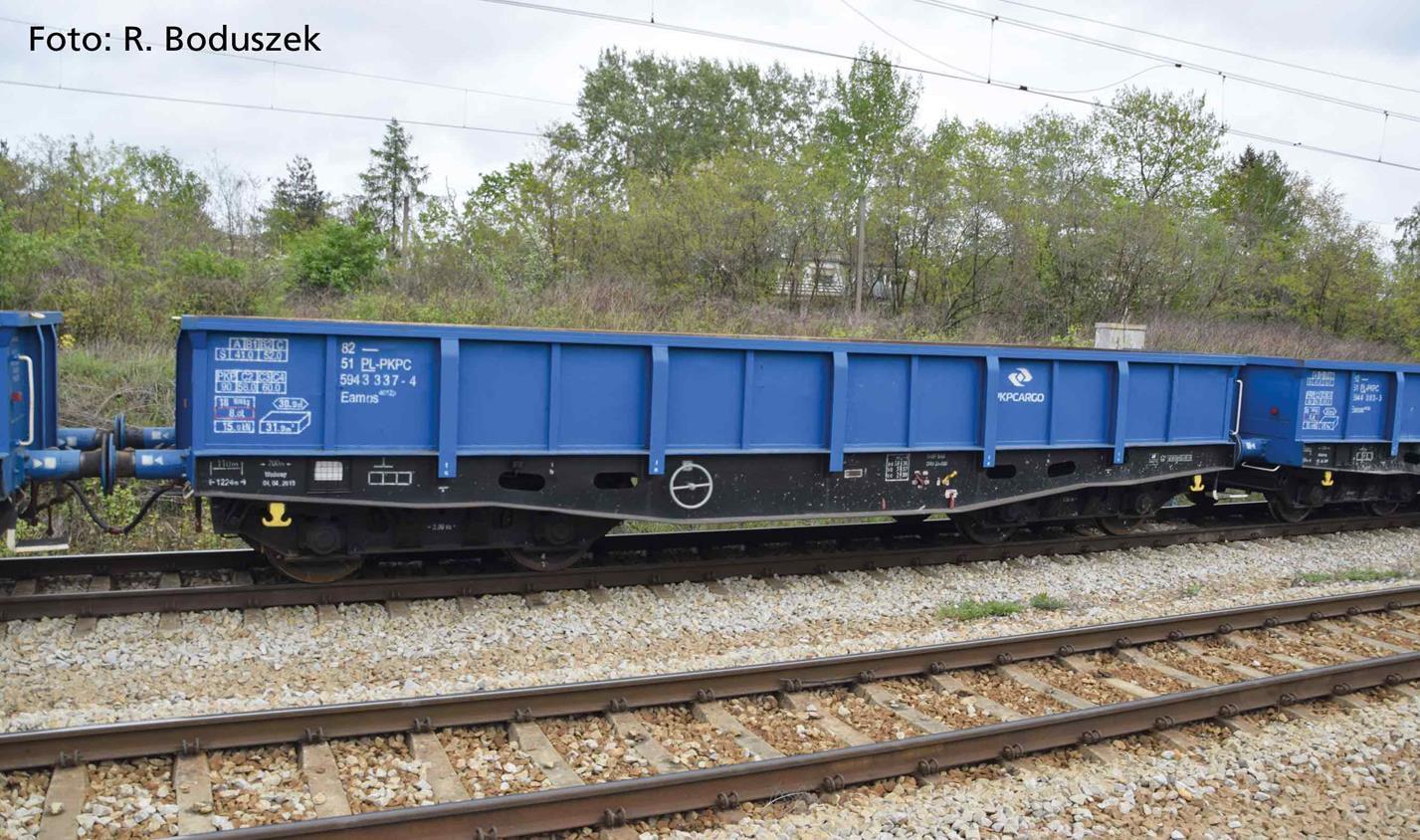 Piko Expert PKP Cargo 401zp Bogie Flat Wagon Set (2) VI PK58285