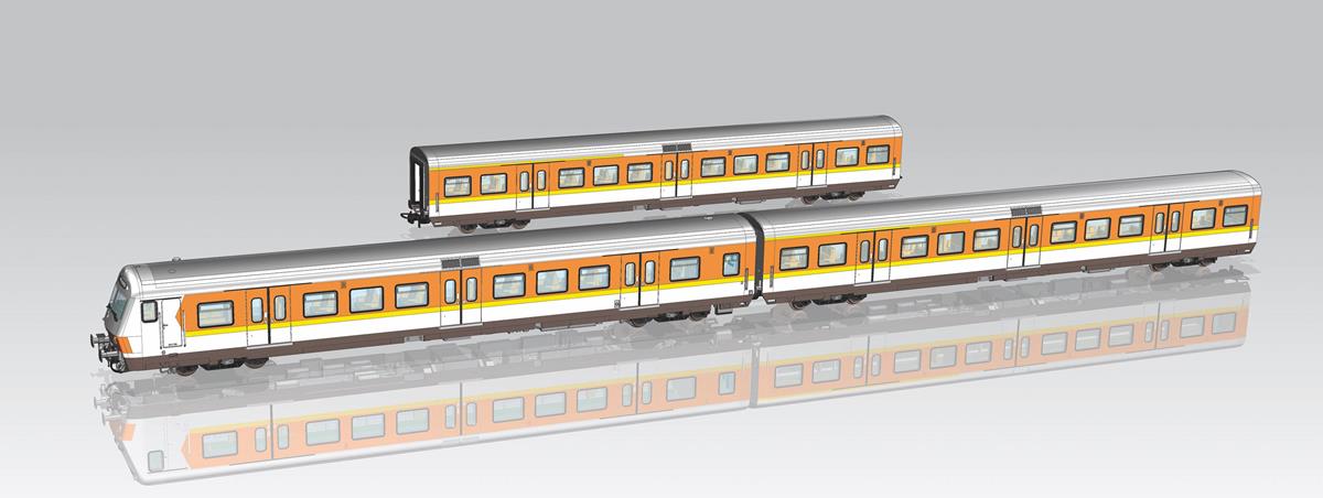 Piko Expert DB Nurnberg S-Bahn Coach Set (3) IV PK58388