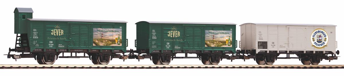 Piko Classic DB Breweries of North Germany Wagon Set (3) III PK58398