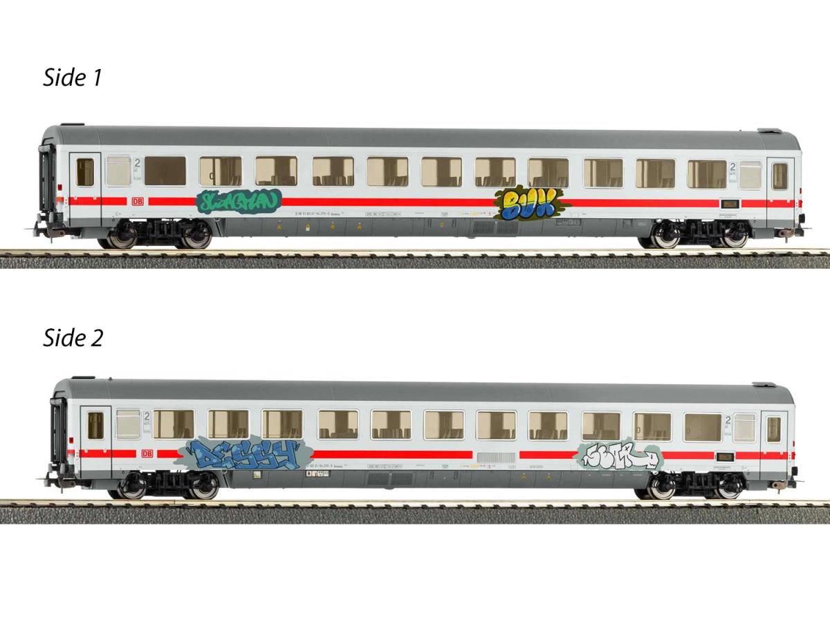 Piko Expert DBAG IC Bvmmz187 2nd Class Coach w/Graffiti VI PK58847