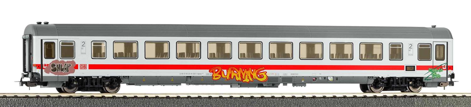 Piko Expert DBAG IC Bpmz284 2nd Class Coach w/Graffiti VI PK58848