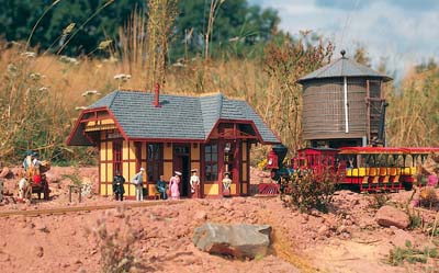 Piko Grizzly Flats Station Kit PK62209