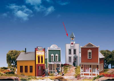 Piko White Schoolhouse Pleasantown Kit PK62215