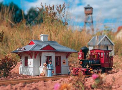Piko Red River Station Kit PK62228