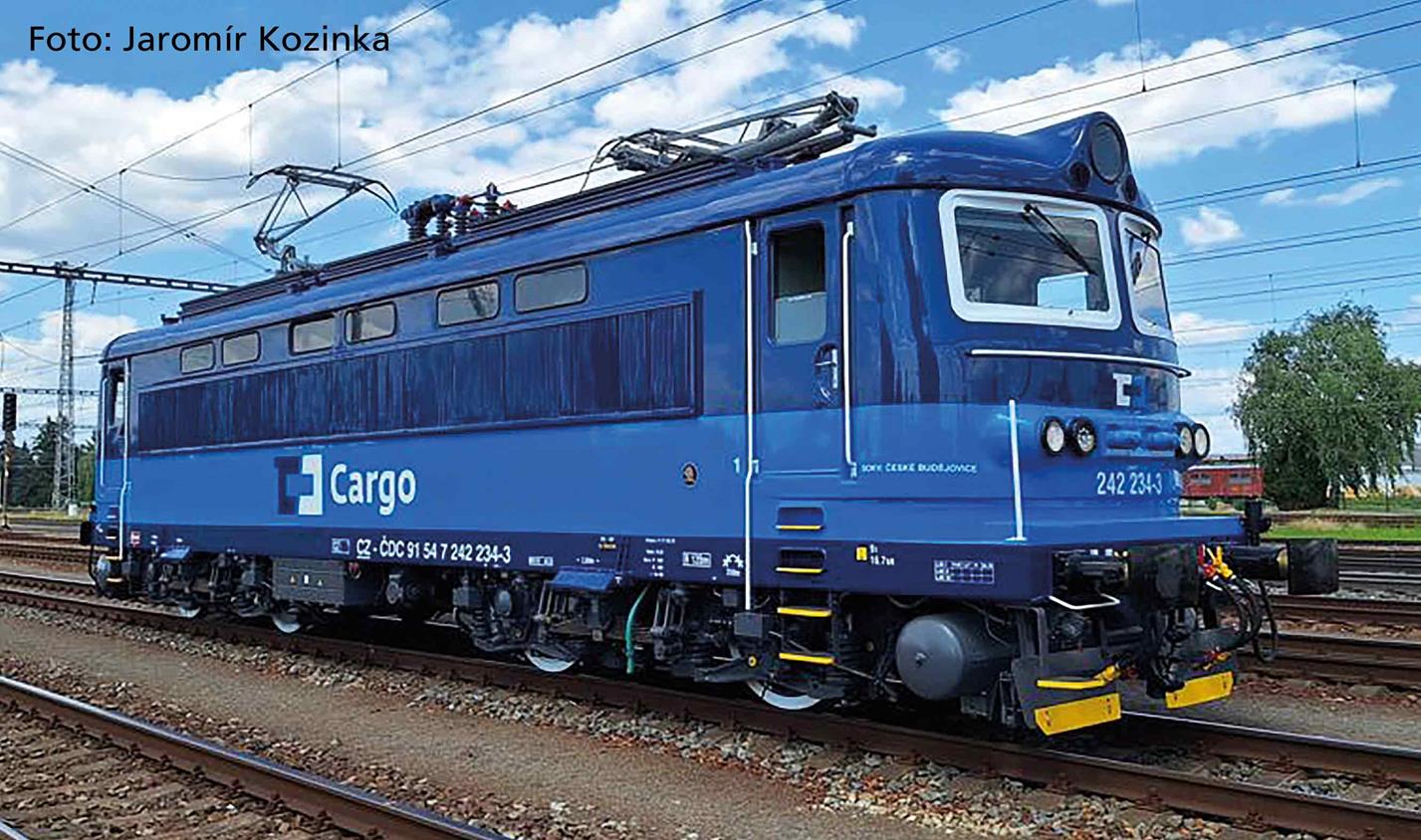Piko Expert CD Cargo Rh242 Electric Locomotive VI (DCC-Sound) PK97405