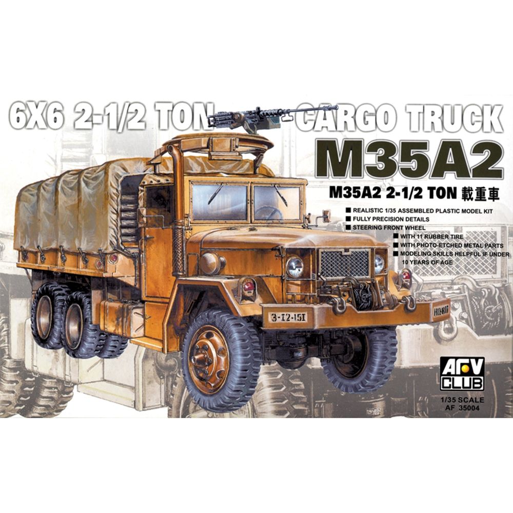 AFV Club US Army M35 A2 2.5 Ton 6x6 Cargo Truck AF35004