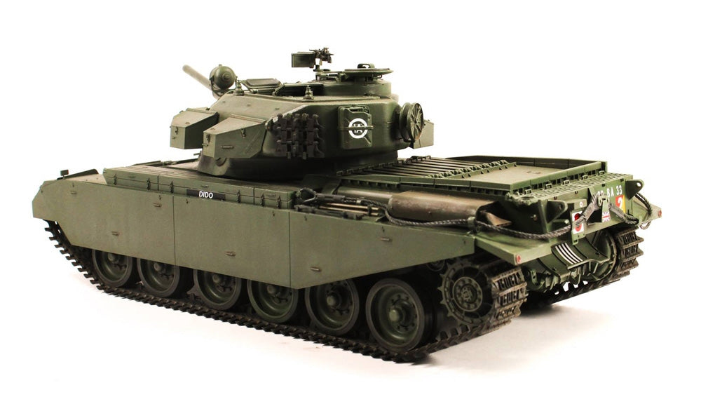 Model tank on a white background