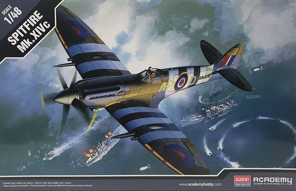 British Royal Air Force Spitfire Mk XIVc Fighter Aircraft
