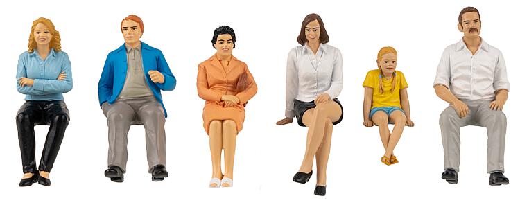 Pola Seated People (6) Figure Set PO331508