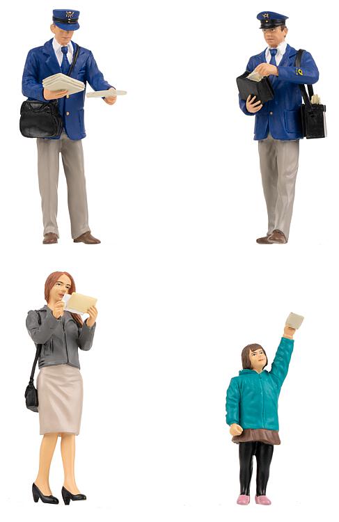 Pola At the Post Office (4) Figure Set PO331516
