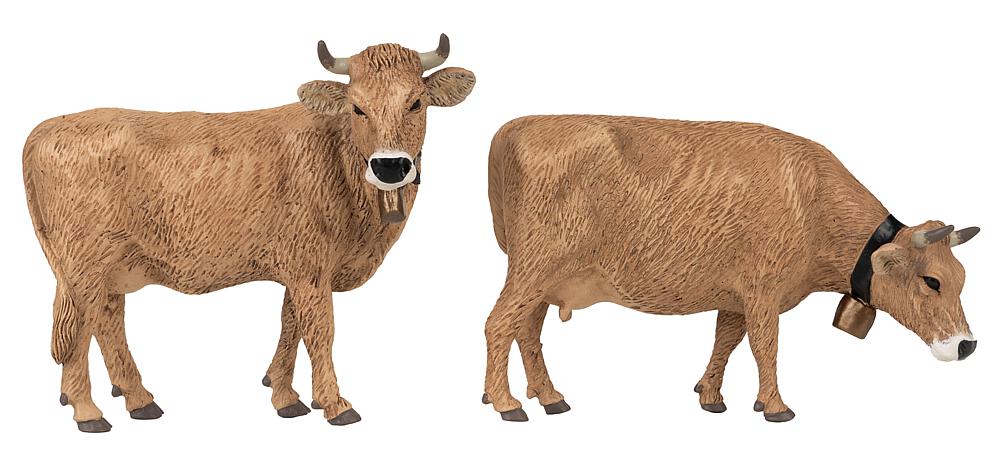 Pola Allgau Brown Cattle (2) Figure Set PO331554