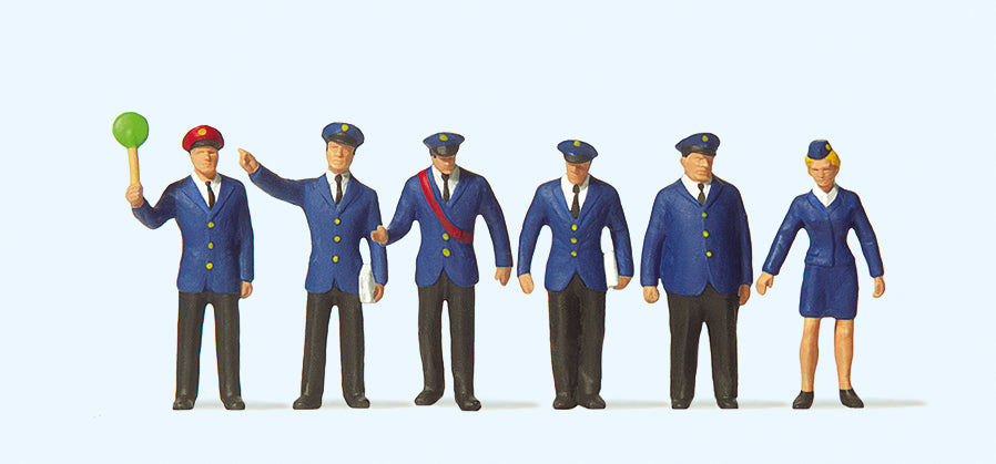 Preiser DB Railway Personnel (6) Exclusive Figure Set PR10011