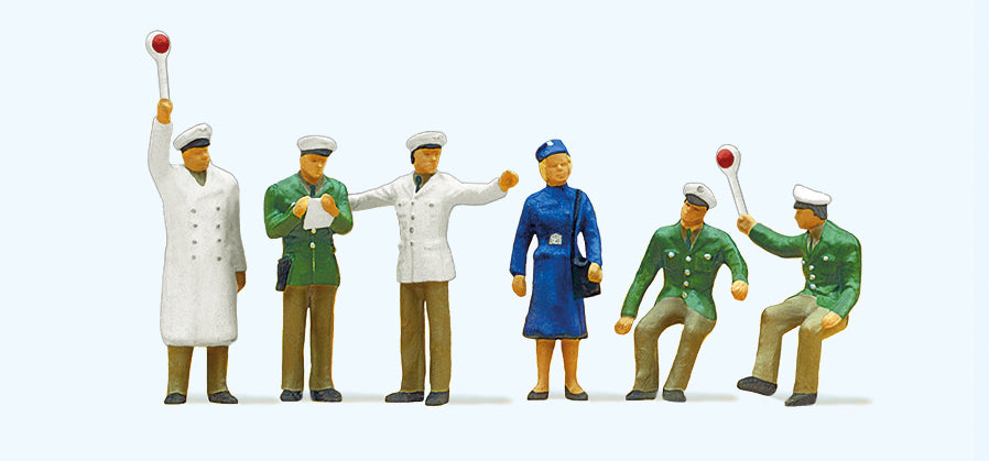 Preiser Traffic Police (6) Exclusive Figure Set PR10064