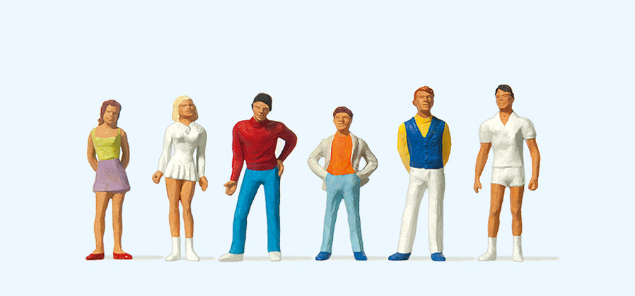Preiser Teenagers (6) Exclusive Figure Set PR10110